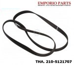 Ιμάντας ραβδωτός 1155 H8 πλυντηρίου ρούχων  00449623